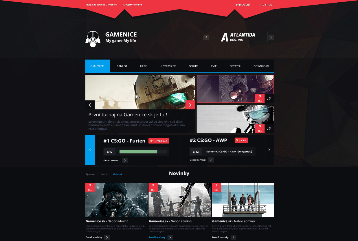 Gamenice Template (V.5)