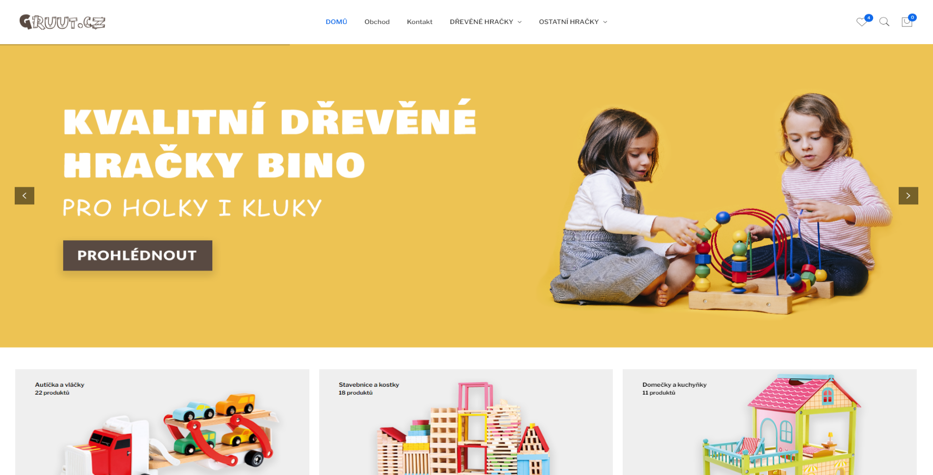 Gruut.cz - E-shop s hračkami